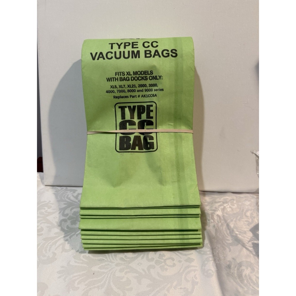 Pack of‎ 11 Oreck XL Type CC Vacuum Cleaner Bags AK1CC6A Open Box